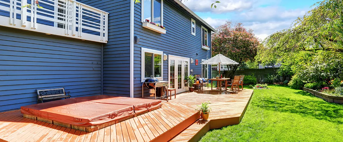 semi-gloss finish on rustic home in virginia