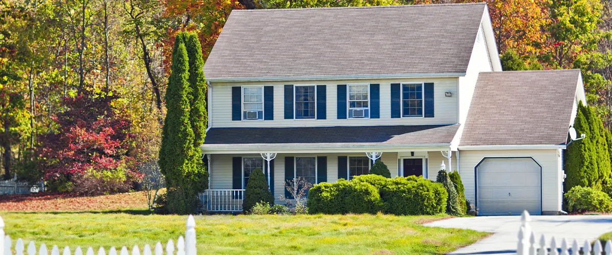 flat paint finish on charming house