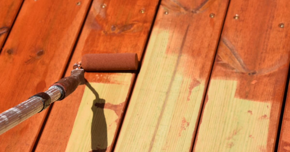 best paint for old wood deck